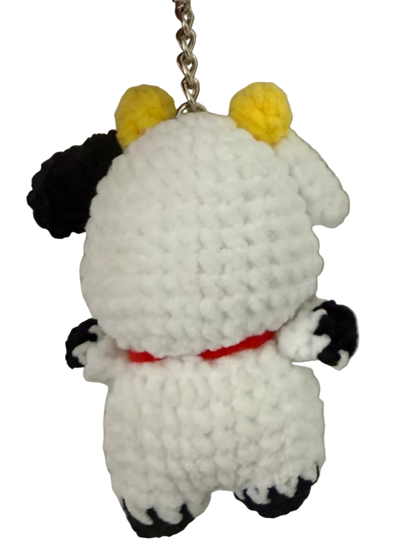 Black and White Cow with Bells