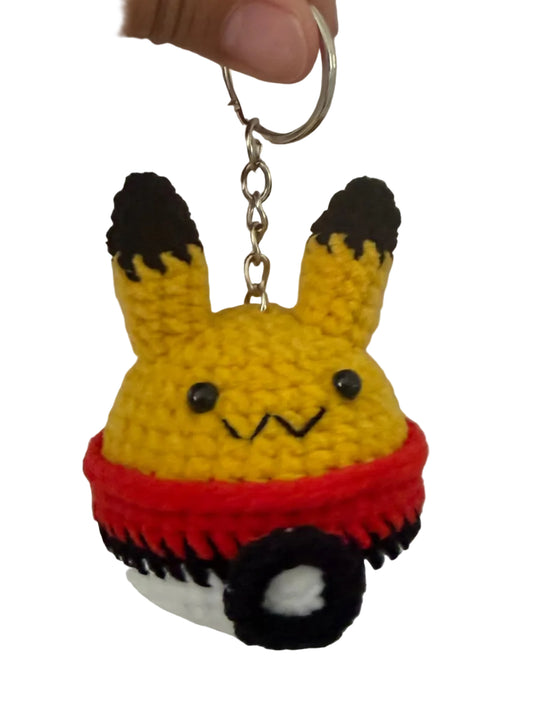 Pikachu Inside a Pokeball
