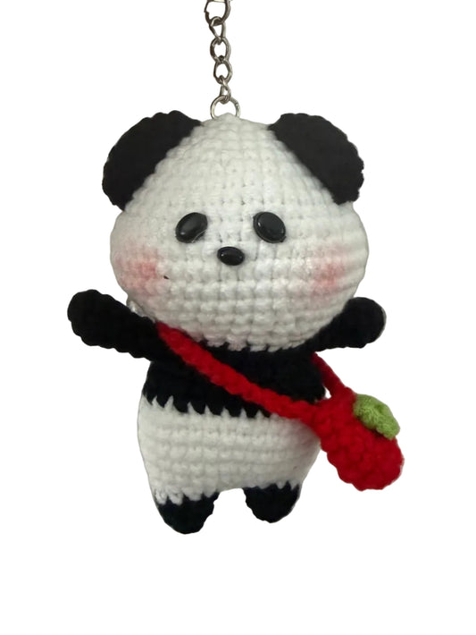 Panda with Red Purse