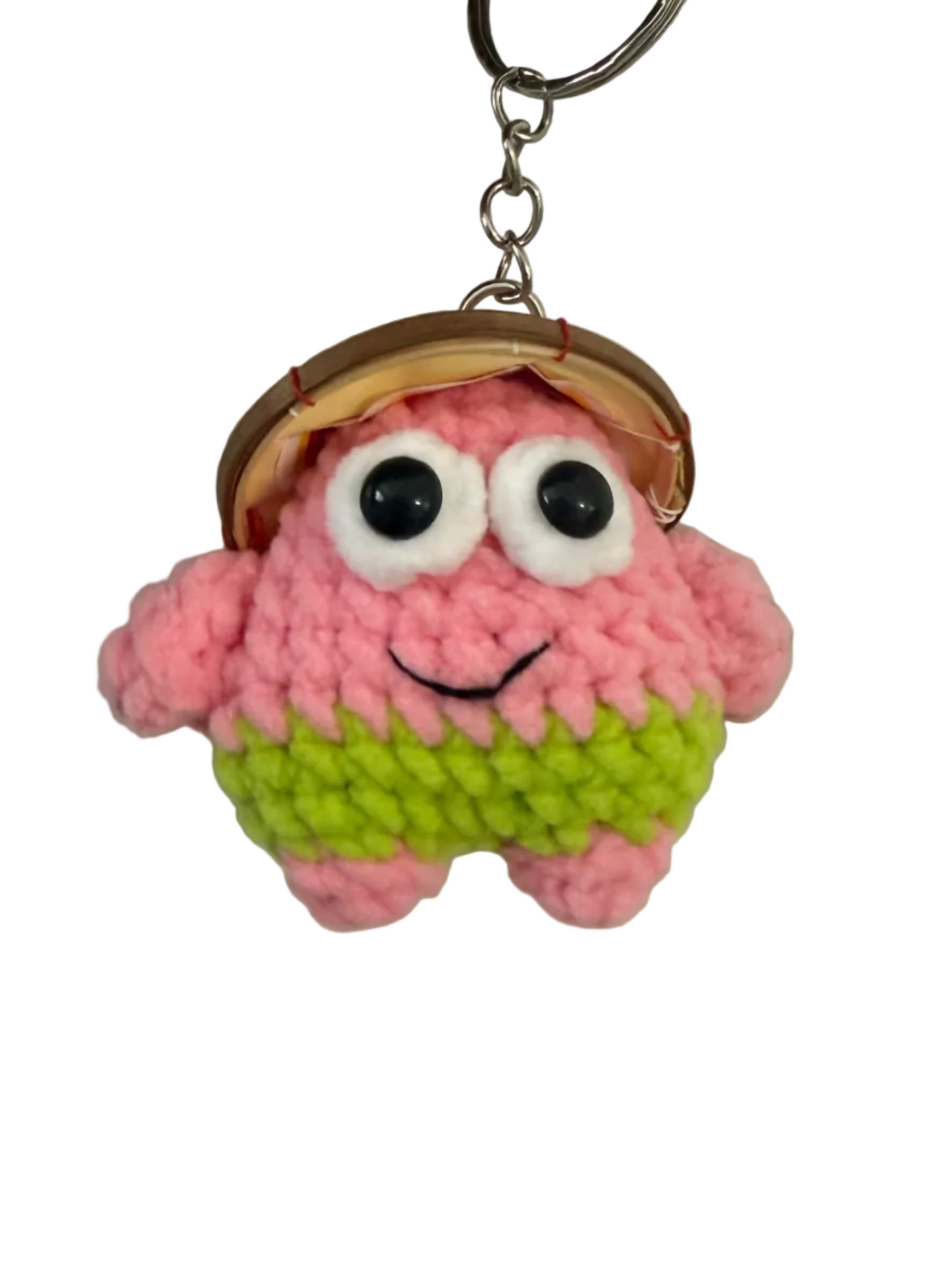 Asian Patrick Star Keychain